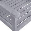 Patio Chairs 4 pcs Solid Acacia Wood Gray