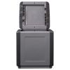 Patio Storage Box 21.3"x20.9"x22.4" 34.3 gal Dark Gray and Black