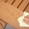 TALE Folding Adirondack Chair with Pullout Ottoman with Cup Holder, Oaversized, Poly Lumber, for Patio Deck Garden, Backyard Furniture