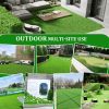 3FTX5FT Outdoor Artificial Grass Runner Rug, Thick Realistic Fake Grass Roll Decor Patio Balcony Garden Lawn, Dog Pets Turf Drain Mat