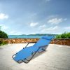 202 Portable Dual Purposes Extendable Folding Reclining Chair Blue