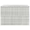 Patio Storage Box Light Gray 59.1"x39.4"x39.4" Poly Rattan