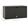 Patio Storage Box Anthracite 44.9"x18.5"x23.6"