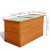 Patio Storage Box 49.6"x28.3"x28.3" Wood