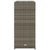 Patio Storage Cabinet Gray 41.3"x21.7"x44.5" Poly Rattan