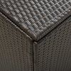 Patio Storage Box Poly Rattan 70.9"x35.4"x27.6" Brown