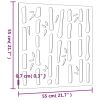 Patio Wall Decoration 21.7"x21.7" Corten Steel Bamboo Design