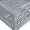 Patio Chairs 8 pcs Solid Acacia Wood Gray