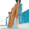 TALE Folding Adirondack Chair with Pullout Ottoman with Cup Holder, Oaversized, Poly Lumber, for Patio Deck Garden, Backyard Furniture