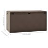 Patio Storage Box Brown 44.9"x18.5"x23.6"