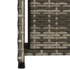 Patio Storage Cabinet Gray 19.7"x21.7"x45.3" Poly Rattan