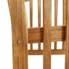 Patio Chairs 2 pcs Solid Acacia Wood