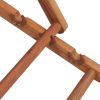 Folding Beach Chair Fabric and Wooden Frame Multicolor