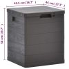 Patio Storage Box 23.8 gal Brown