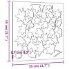 Patio Wall Decoration 21.7"x21.7" Corten Steel Maple Leaf Design