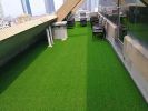 4FTX6FT Outdoor Artificial Grass Runner Rug, Thick Realistic Fake Grass Roll Decor Patio Balcony Garden Lawn, Dog Pets Turf Drain Mat