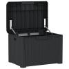 Patio Storage Box Anthracite 33 gal PP