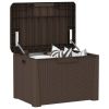Patio Storage Box Brown 33 gal PP