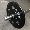 Olympic Weight Plates, Rubber Bumper Plates, 2 Inch Steel Insert 10lb Bundle Options Available for Home Gym Strength Training, Weightlifting