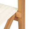 Folding Director's Chairs 2 pcs Solid Teak Wood
