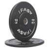 Olympic Weight Plates, Rubber Bumper Plates, 2 Inch Steel Insert 10lb Bundle Options Available for Home Gym Strength Training, Weightlifting