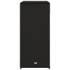 Patio Storage Cabinet Black 41.3"x21.7"x44.5" Poly Rattan