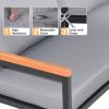 4 Piece Outdoor Patio Lounge Conversation Set