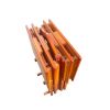 Folding Trays with Storage Rack; Snack Table - Set of 4