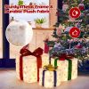 Christmas Lighted Gift Boxes Decorations for Indoor & Outdoor